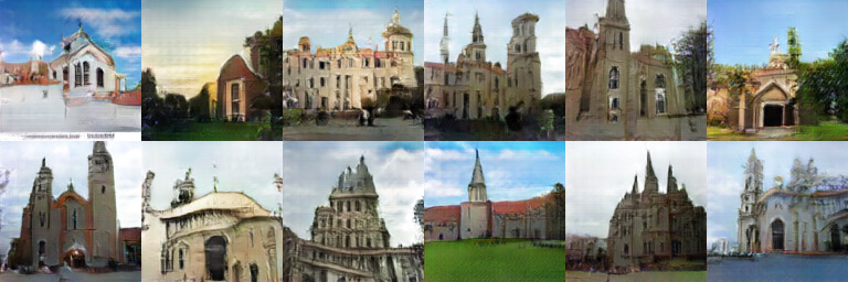 LSUN-church随机生成