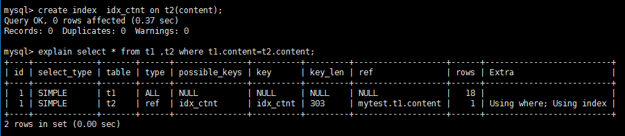 MySQL高级——Explain信息中tpye字段解释插图7 在这里插入图片描述