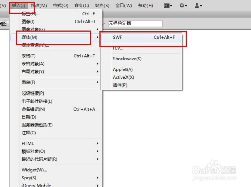 Dreamweaver CS6如何应用：[13]插入FLASH