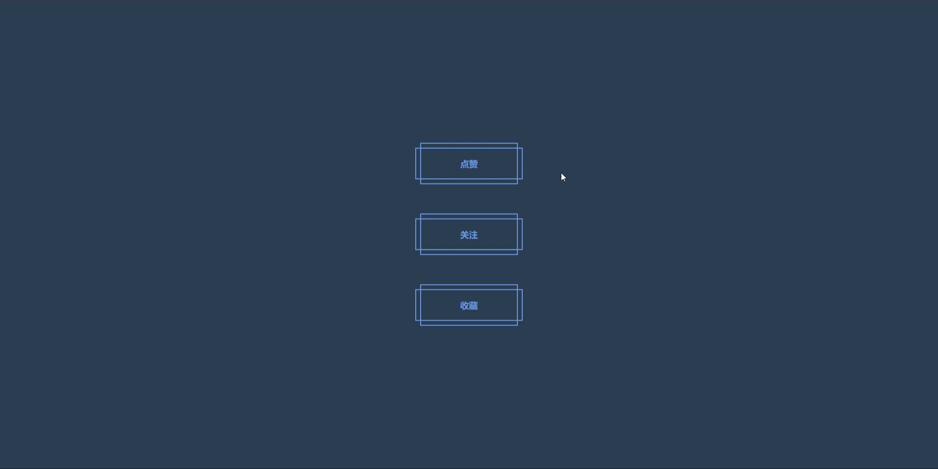 HTML5+CSS3小实例：按钮边框动效_html按钮边框动态变长-CSDN博客