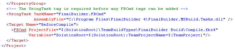 Setting Variables