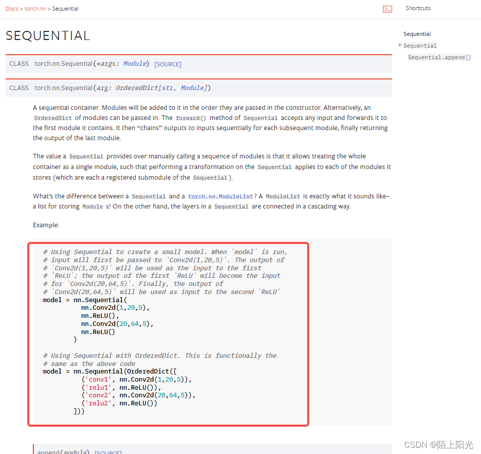 学习pytorch13 神经网络-搭建小实战&Sequential的使用_pytorchcompose和sequential区别-CSDN博客