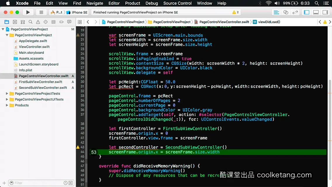互动教程 for Xcode9 & Swift4-酷课堂