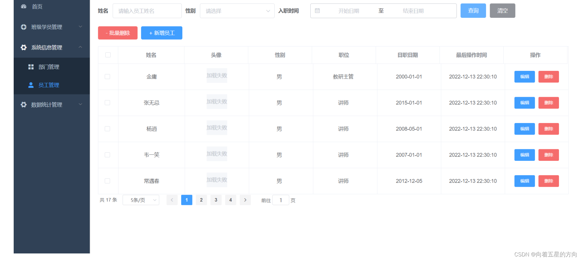 Javaweb之SpringBootWeb案例员工管理分页查询的详细解析_分页查询_06