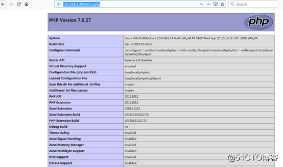 Dockerfile制作LAMP