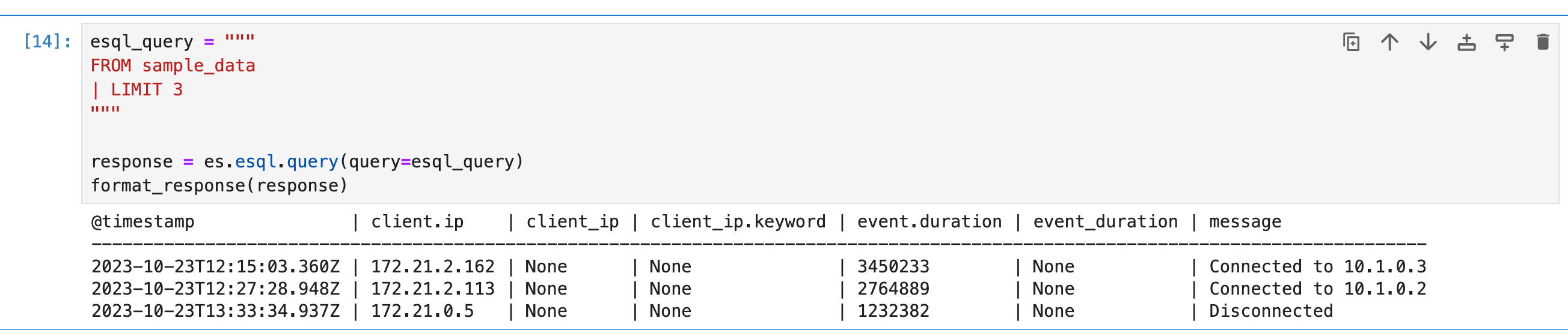 Elasticsearch：ES|QL 入门 - Python Notebook_elasticsearch8.12 python-CSDN博客