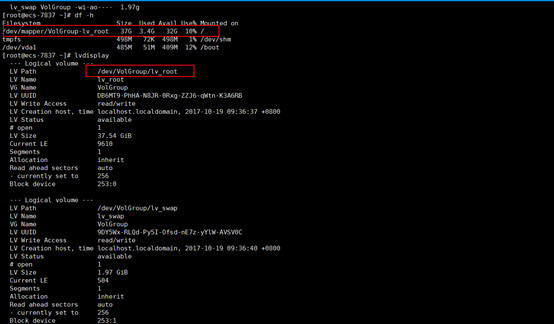 linux磁盘挂载和扩容。_linux_06