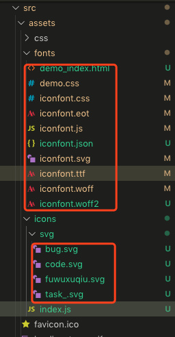 vue项目中引入阿里图标SVG