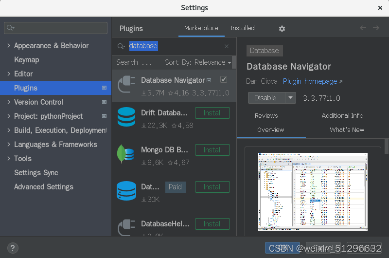 在centos7里 mysql8连接pycharm （Community版本即社区版）_database navigator下载-CSDN博客