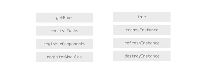 js framework apis