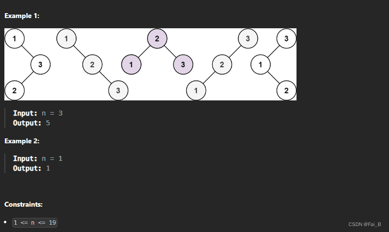 343. Integer Break 96. Unique Binary Search Trees-CSDN博客