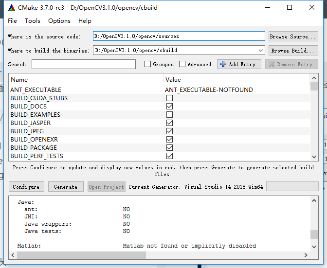 configure done
