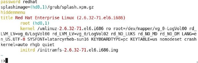RHCE_RHEL6_复习总结 <wbr>1.破解root密码