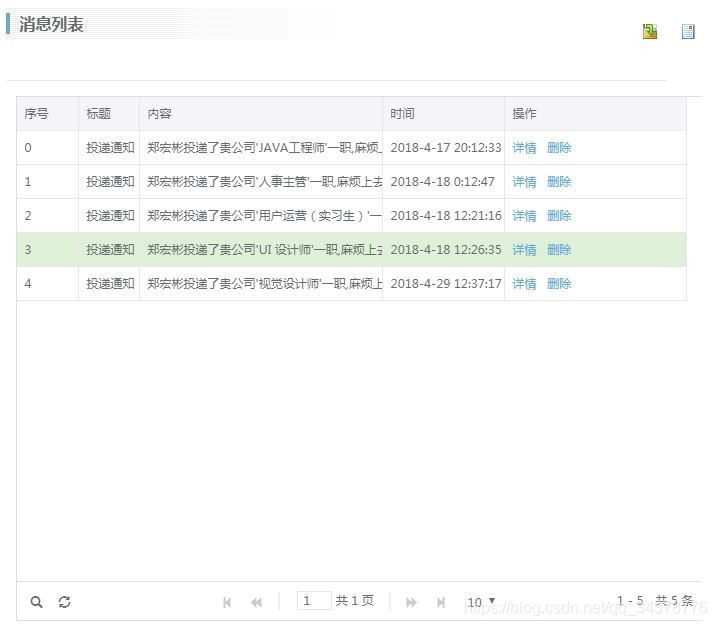 企业招聘系统