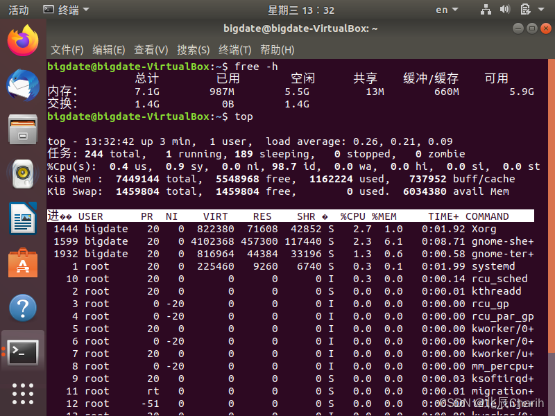 Ubuntu查看内存情况的具体操作_ubuntu终端显示内存-CSDN博客