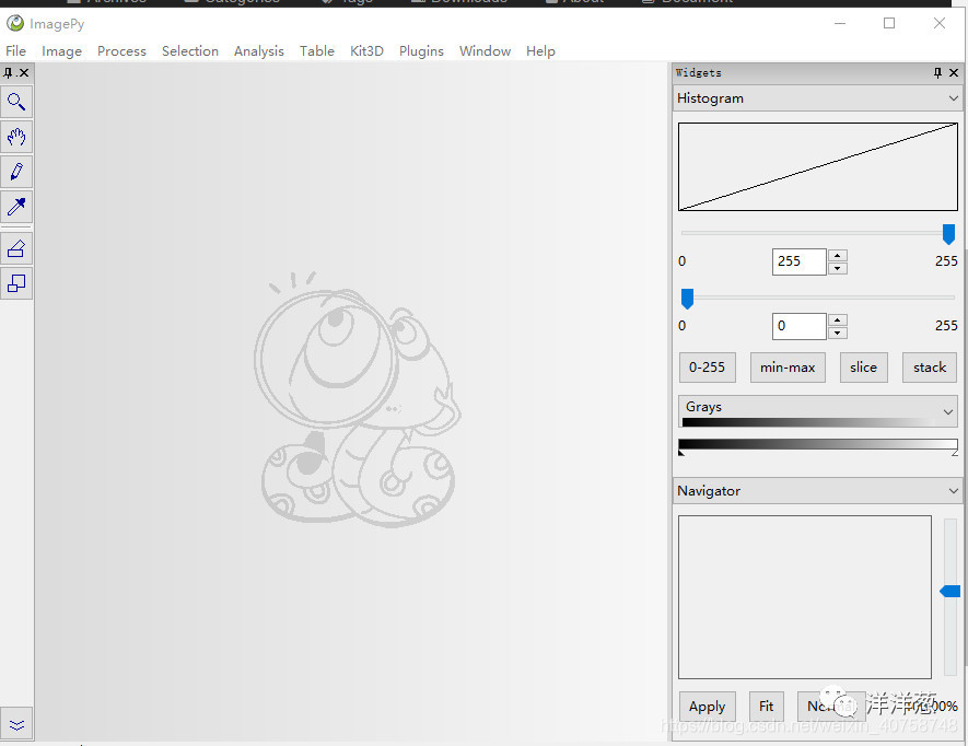 ImagePy可爱的界面