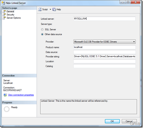 通过SQL Server 2008 访问MySQL - {GnieTech} - 博客园 - jason - jason_199806 的博客