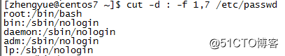 Linux文本查看命令之cut