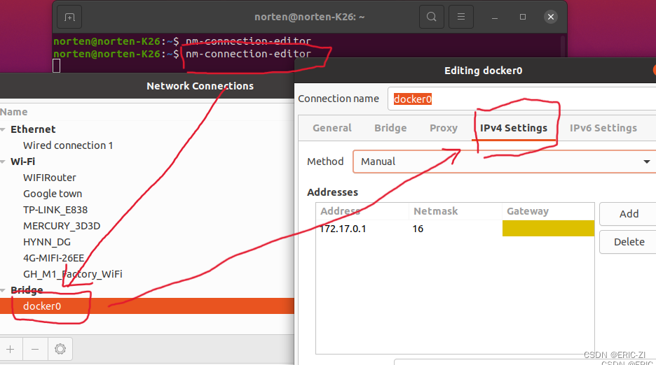 网络配置(IP、NETMASK、GATEWAY、DNS、DHCP) ＜持续更新中＞
