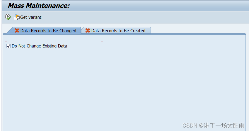 SAP TCode - MASS 批量修改供应商/客户主数据_sap fk15-CSDN博客