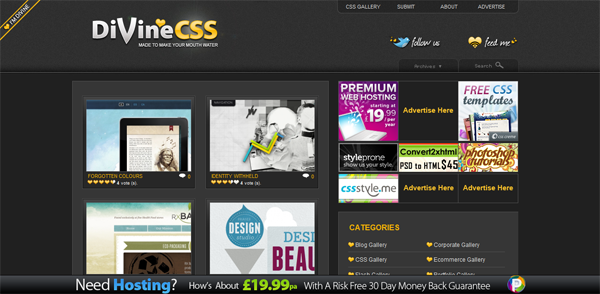 25 Best CSS Web Design Showcase Directories