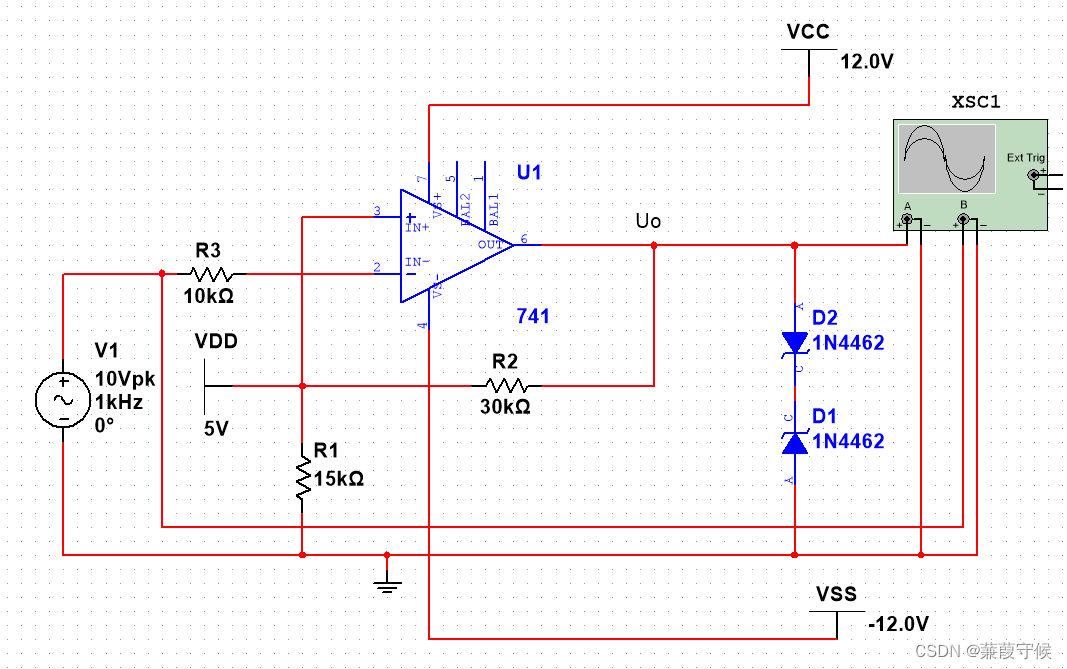 模拟电子技术基础—滞回比较器