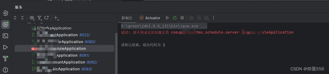 idea直接启动失败