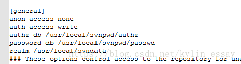 svnserve.conf配置