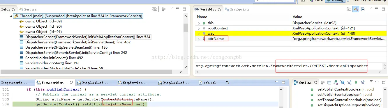 不同请求对应不同DispatherServlet和WebApplicationContext、并且都存放在ServletContext