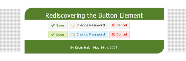 CSS Navigation and buttons tutorial