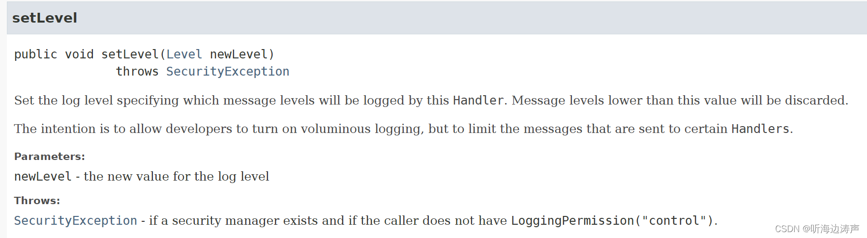 java.logging：Logger和Handler的两层日志级别控制_java.util.logging设置日志级别-CSDN博客