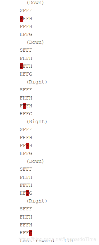 作业二中训练后的路径: