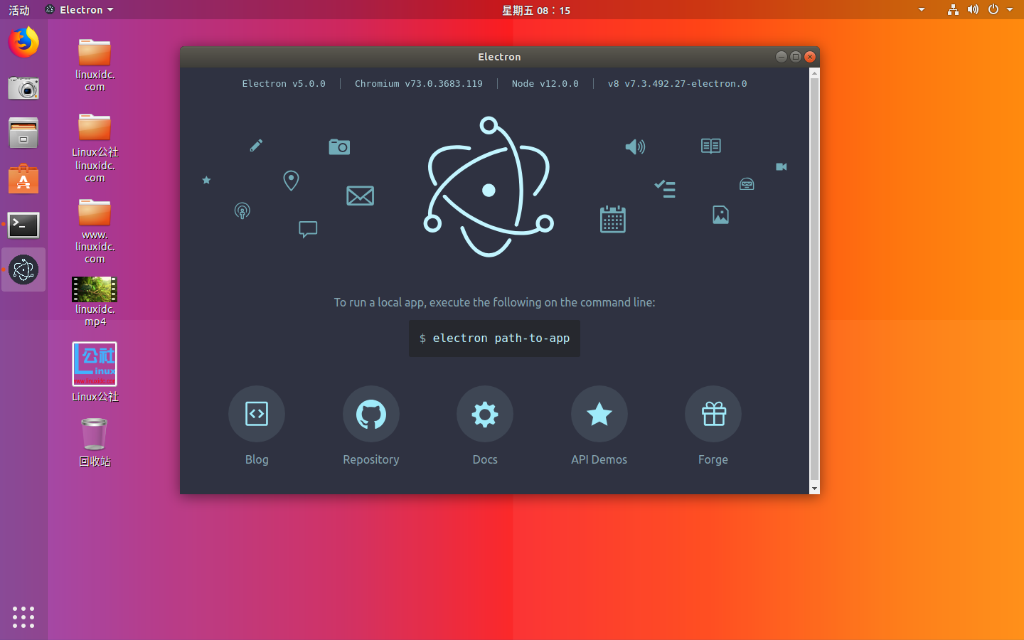 Electron 5.0 发布Electron 5.0 发布