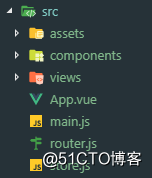 3.解读创建项目后的文件