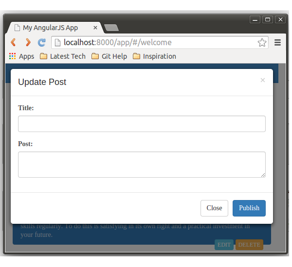 编辑博客文章弹出