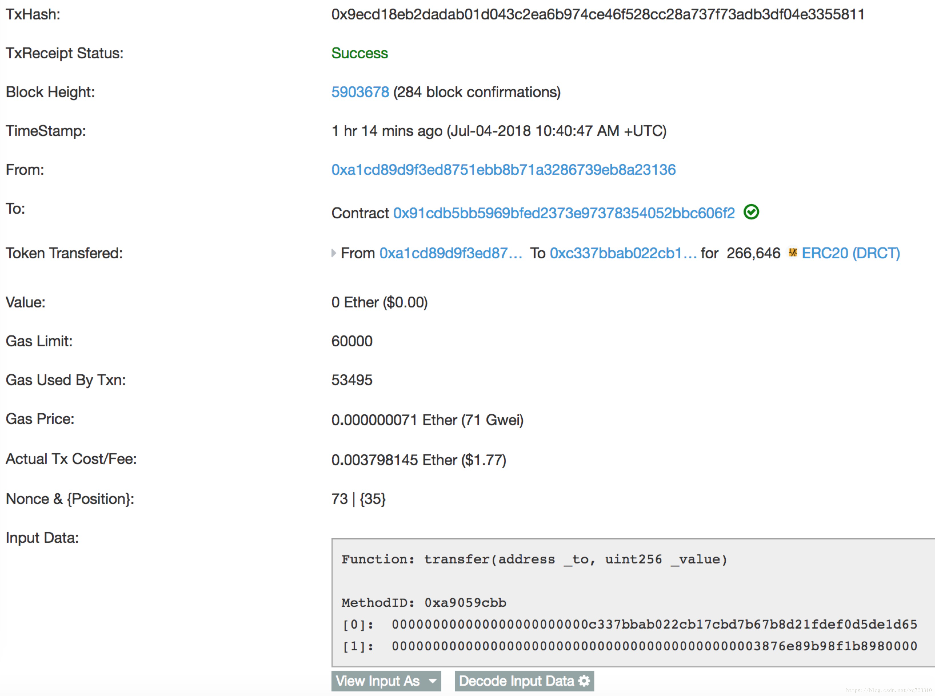 以太坊中ERC20交易的检测_java erc20contract 检查链上交易是否成功-CSDN博客