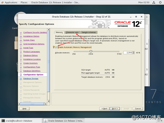 Centos7安装Oracle-12c