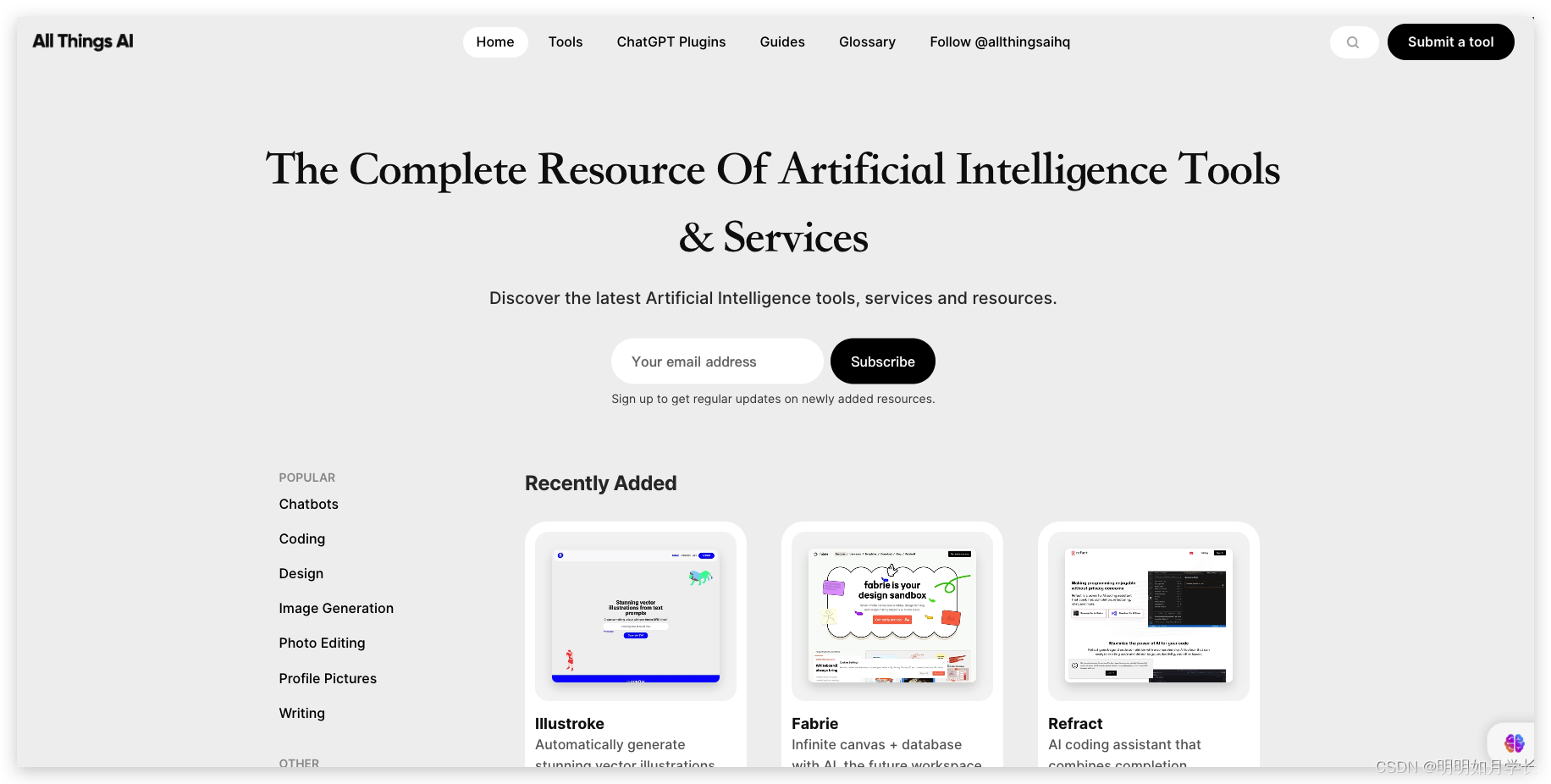 超全人工智能 AI工具导航网站合集_ai网站集合-CSDN博客