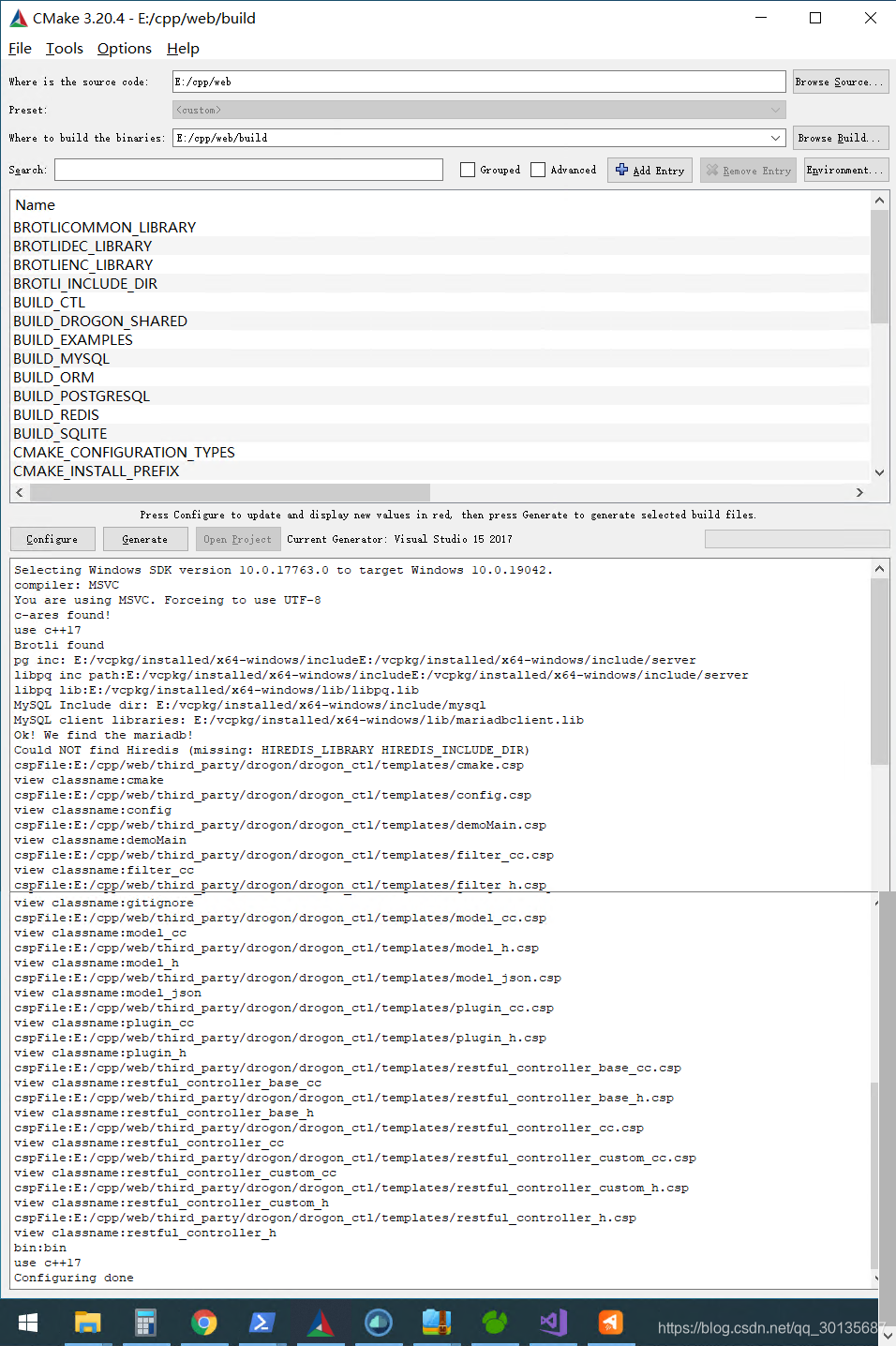 C++ web框架drogon windows10配置-CSDN博客