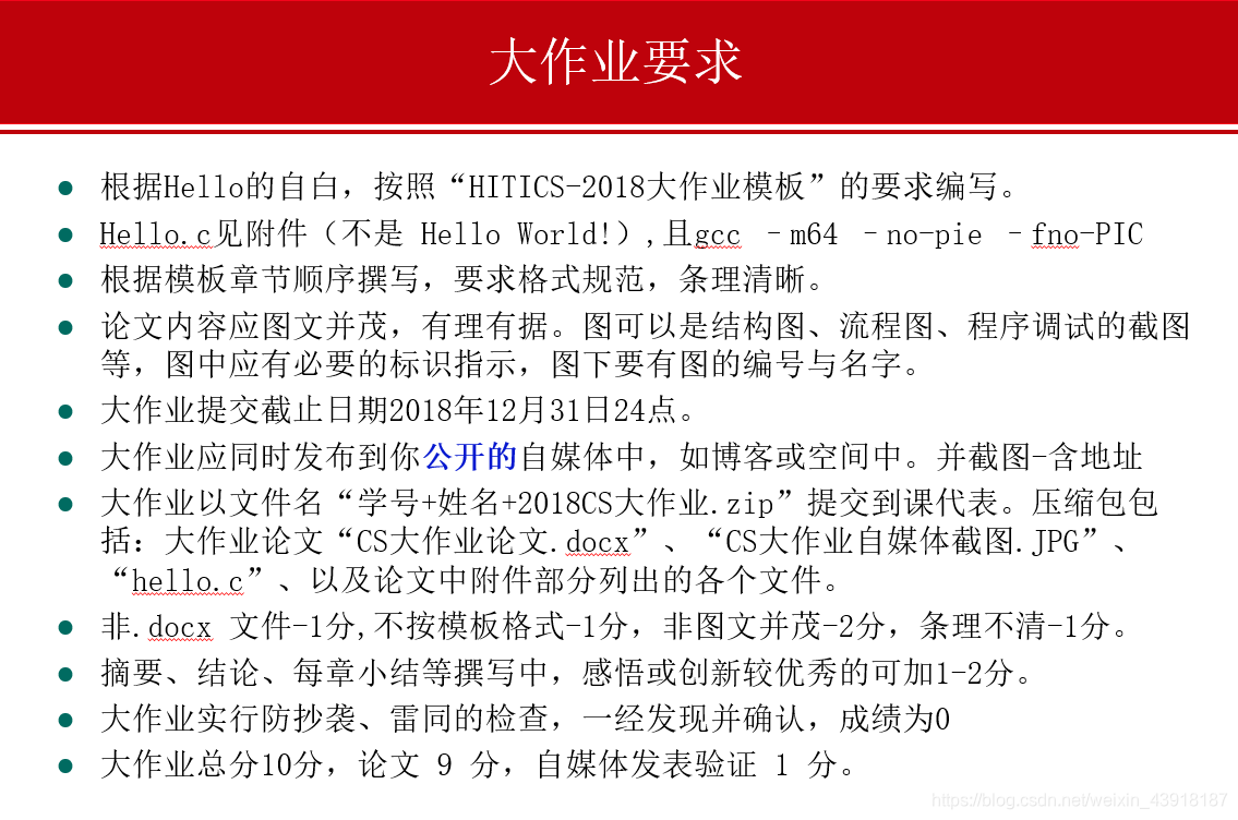 大作业要求