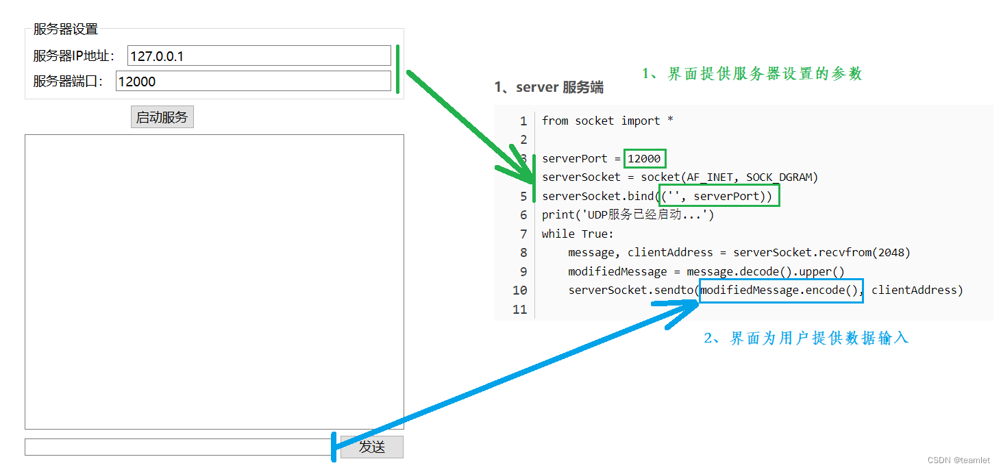 python socket编程7 - 使用PyQt6 开发UI界面新增实现UDP server和client单机通讯的例子_pyqt udp ...
