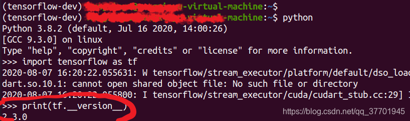 Ubuntu安装tensorflow（cpu）_command 'import' not found, but can be ...