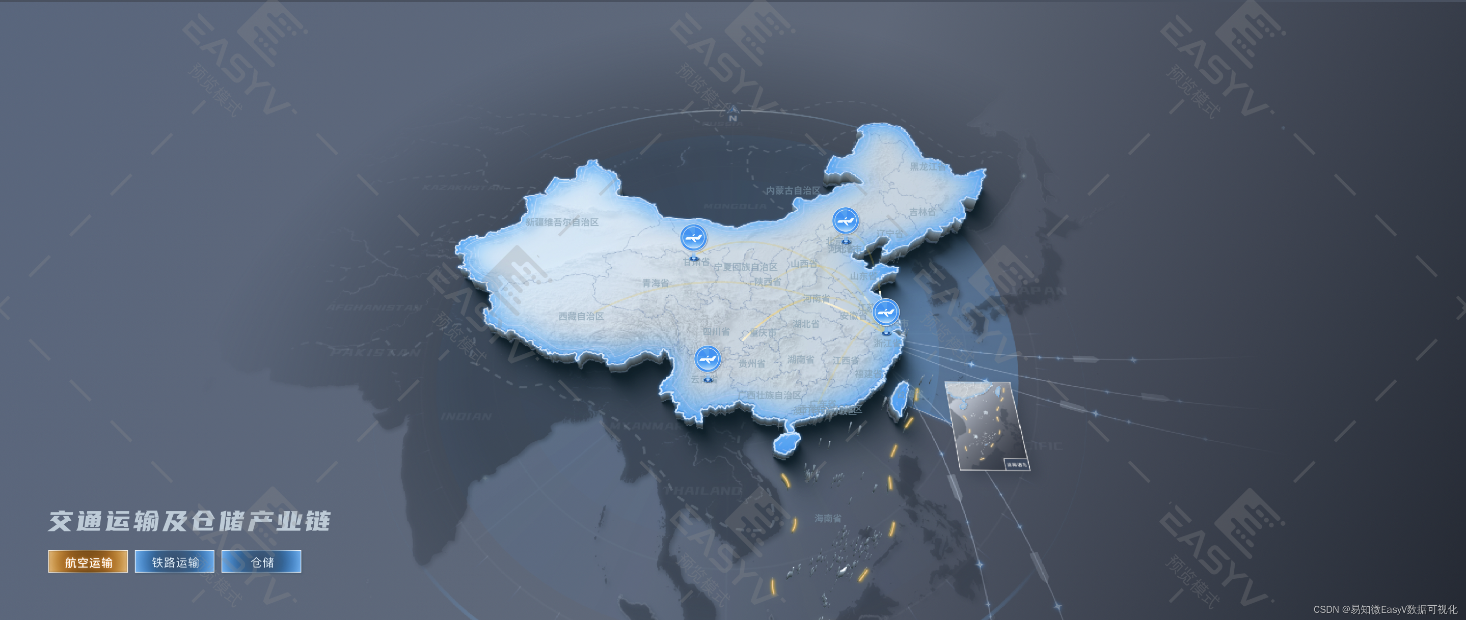 新版3d边界地图