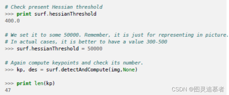 opencv python surf feature detection (surf algorithm... OpenCV-Python(33):SURF算法_opencv python surf-CSDN博客