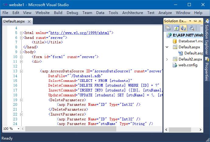 VisualStudio2010网页只有HTML而没有设计显示的解决办法