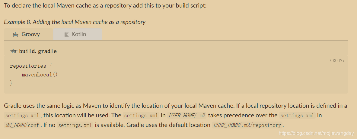 mavenLocal