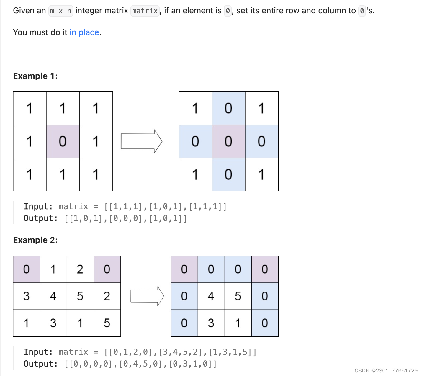 Set Bot Matrix 矩阵操作算法汇总-CSDN博客