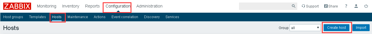 create host