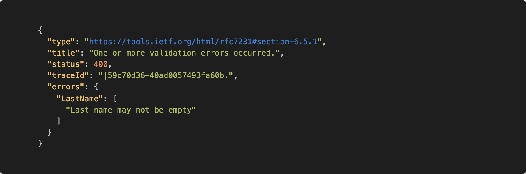 The result of the query with an id and FirstName and without LastName