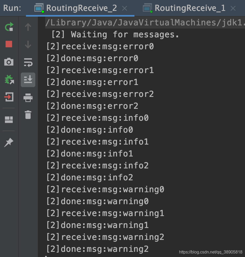 RabbitMQ-Java实现Routing路由模式_java rabbitutils 发送消息 要用directroutingkey-CSDN博客